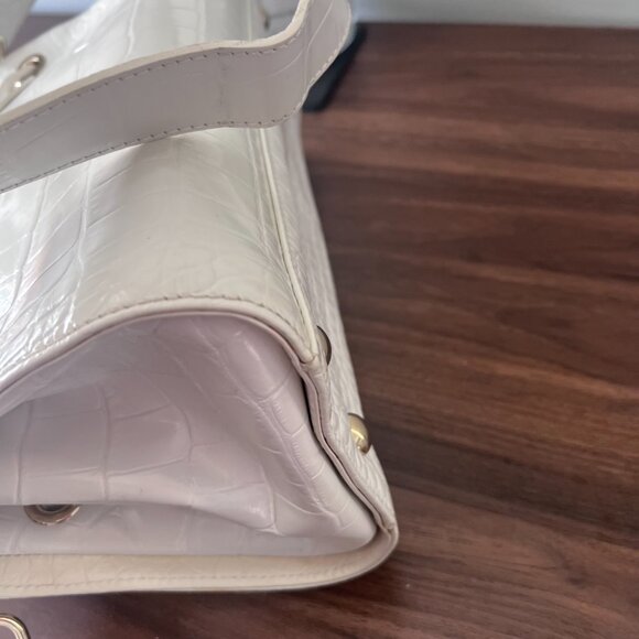 Jimmy Choo Embossed Leather Rosalie Handle with Dust Bag - Picture 10 of 14